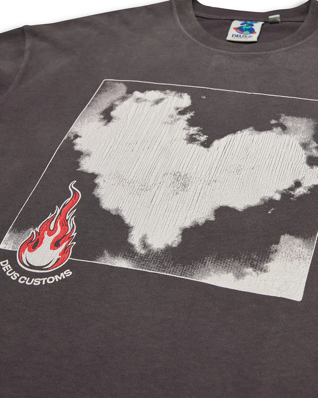 Puffy Love Tee - Anthracite sold by Deus Ex Machina product image thumbnail 4