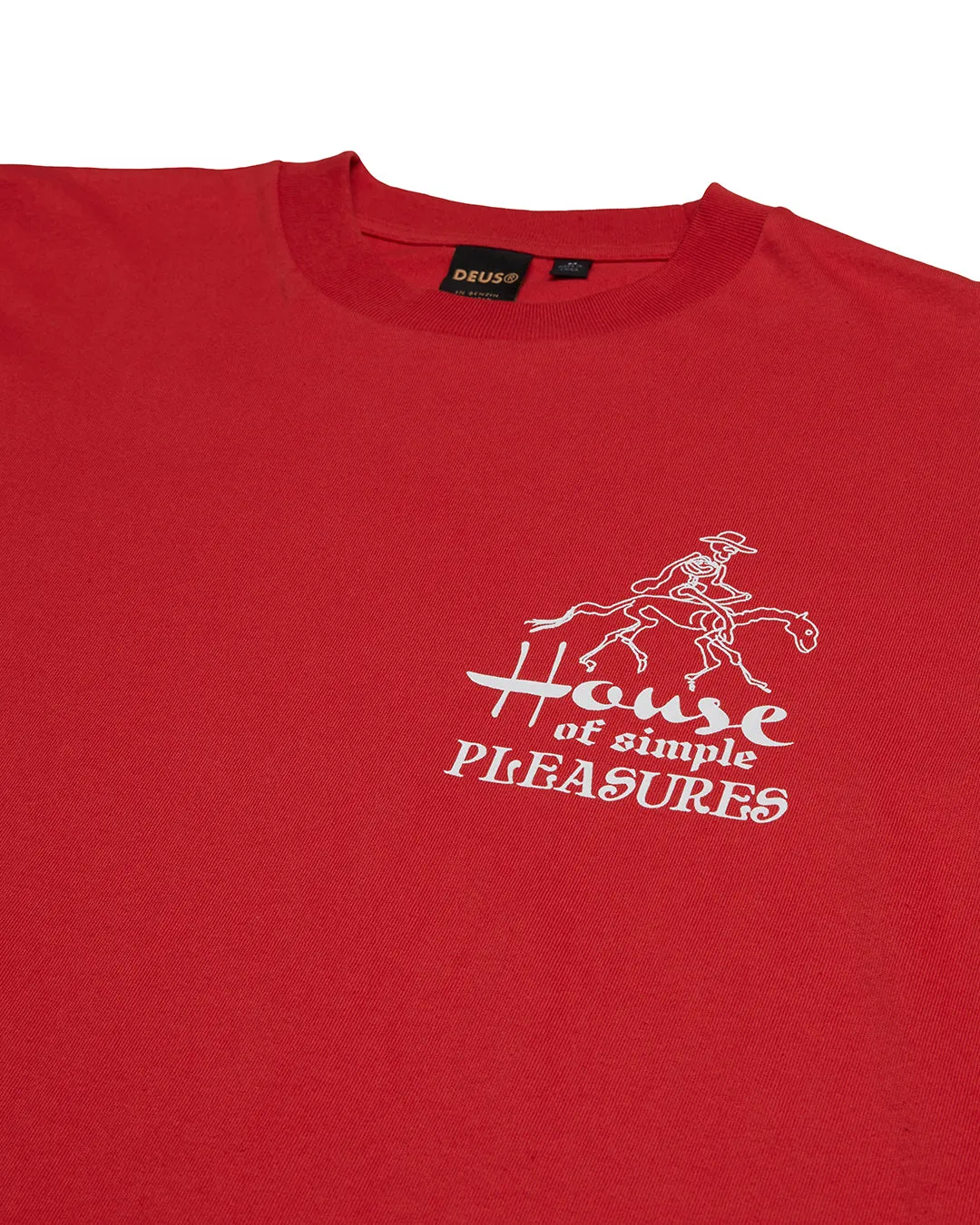 Camperdown Address Tee - Valiant Red sold by Deus Ex Machina product image thumbnail 4