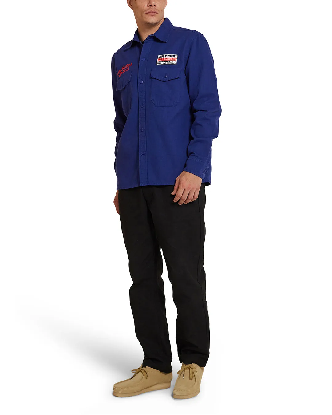 Buckle Up Shirt - Mechanic Blue sold by Deus Ex Machina product image thumbnail 3