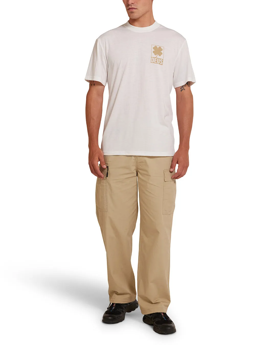 Quad Tee - Vintage White sold by Deus Ex Machina product image thumbnail 3