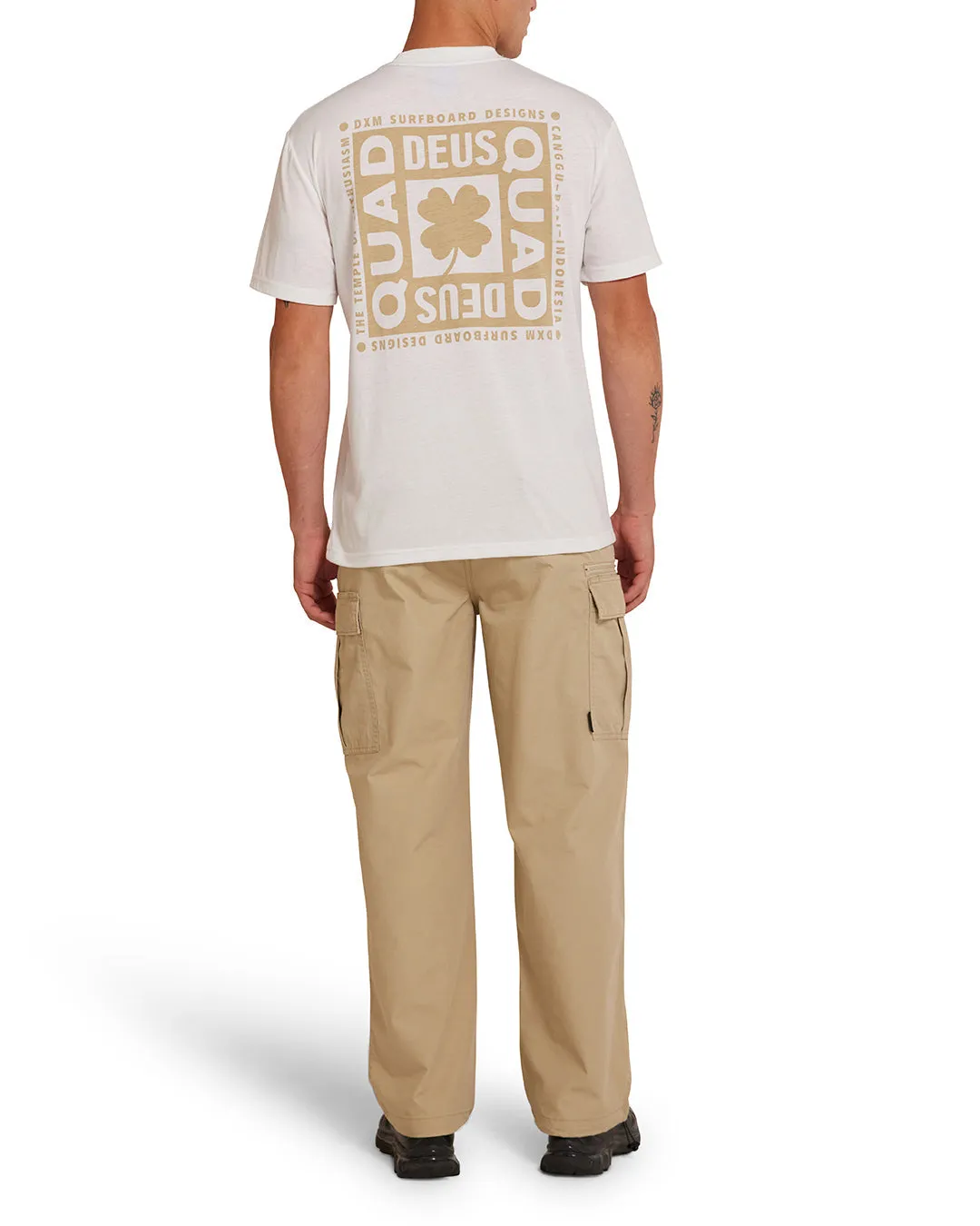 Quad Tee - Vintage White sold by Deus Ex Machina product image thumbnail 5