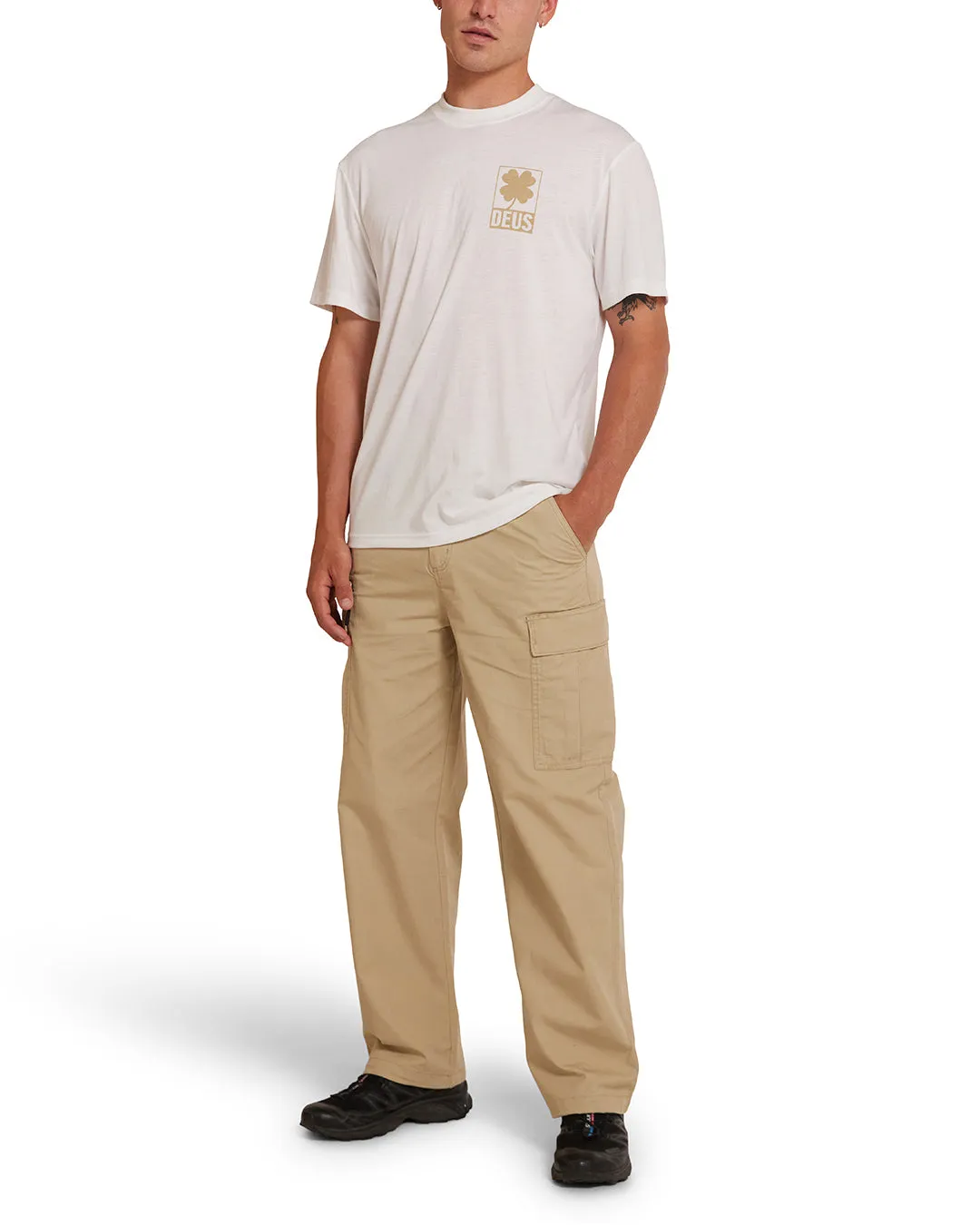 Quad Tee - Vintage White sold by Deus Ex Machina product image thumbnail 4