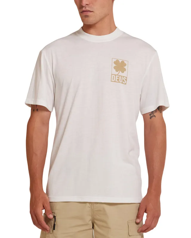 Quad Tee - Vintage White sold by Deus Ex Machina