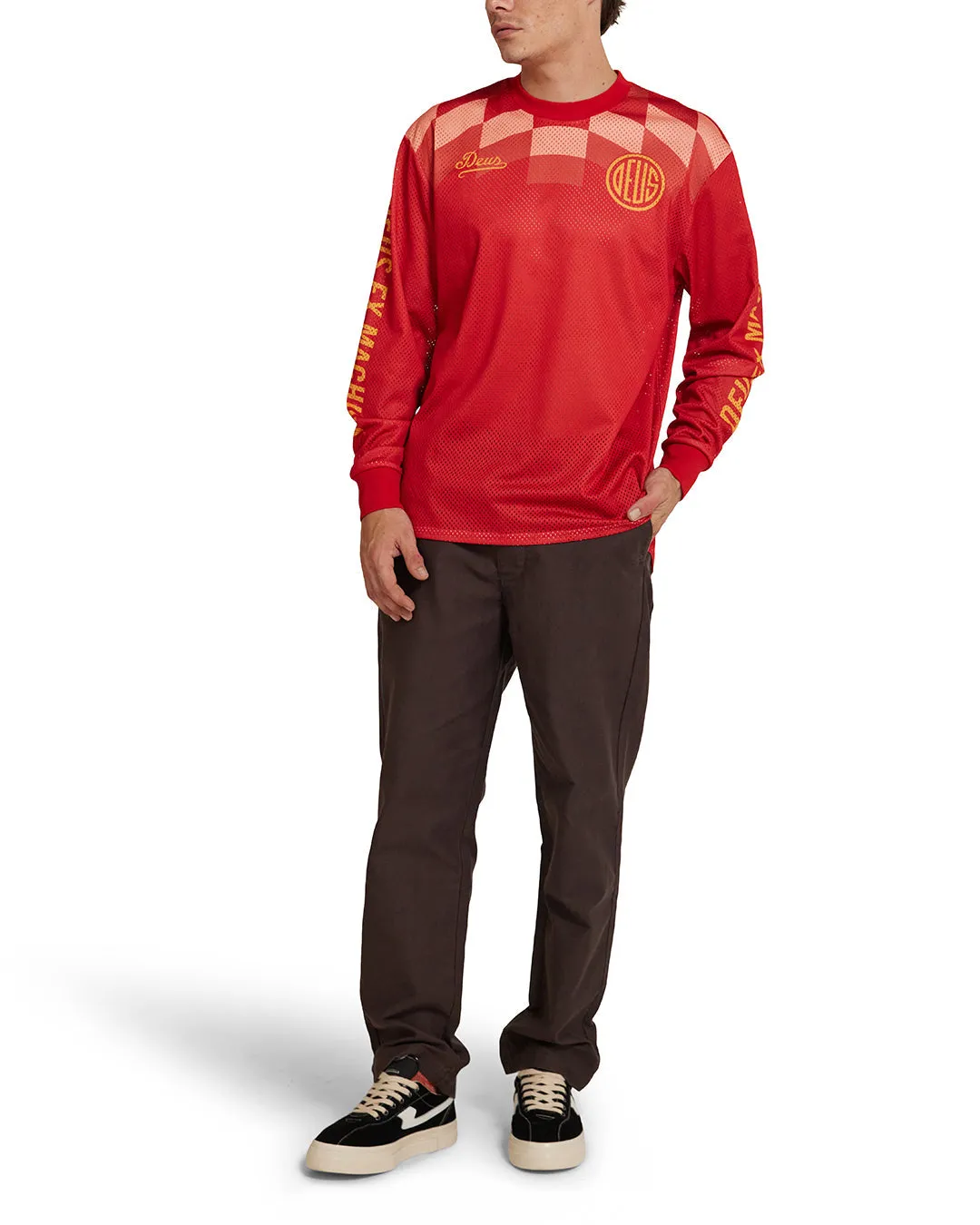 Voller Moto Jersey - High Risk Red sold by Deus Ex Machina product image thumbnail 3