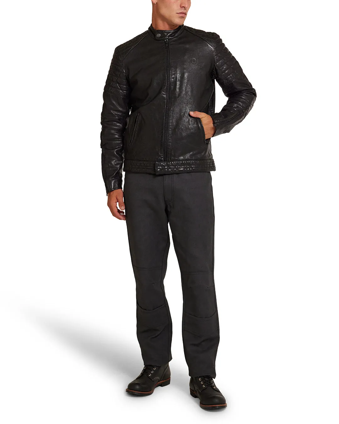 Riders Leather Jacket - Black sold by Deus Ex Machina product image thumbnail 4