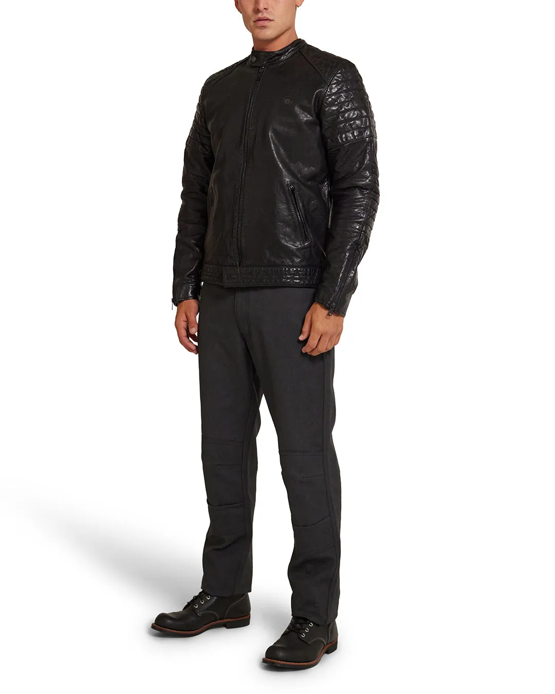 Riders Leather Jacket - Black sold by Deus Ex Machina product image thumbnail 3