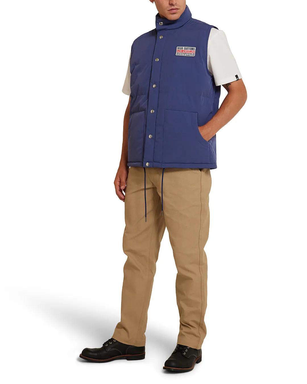 Buzz Winter Vest - Mechanic Blue sold by Deus Ex Machina product image thumbnail 3