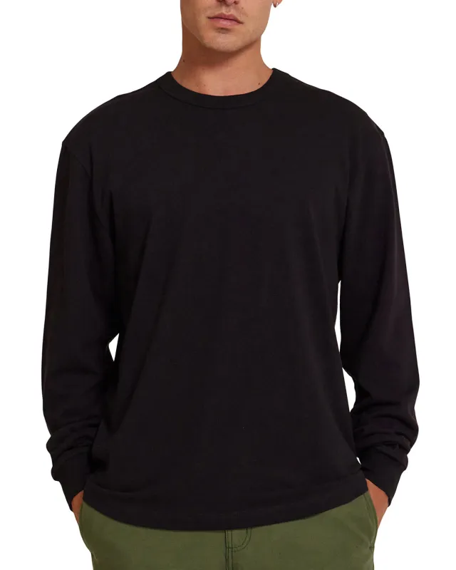 Docker Long Sleeve Cordura Tee - Anthracite made by Deus Ex Machina