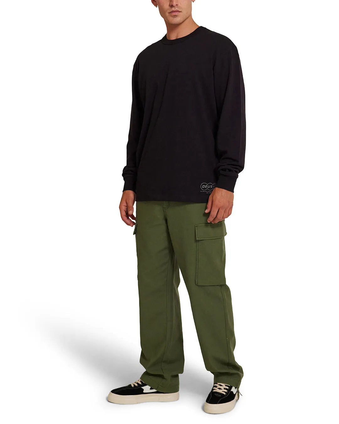 Docker Long Sleeve Cordura Tee - Anthracite sold by Deus Ex Machina product image thumbnail 3