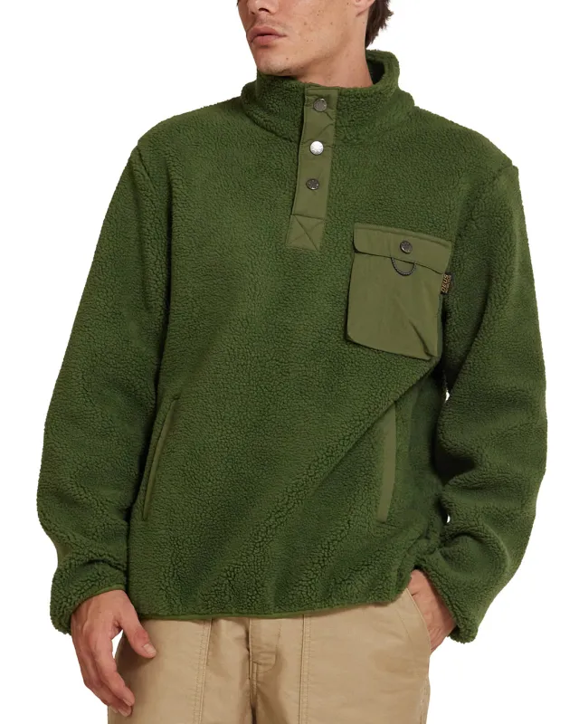 Reimis Pullover Fleece - Pine sold by Deus Ex Machina