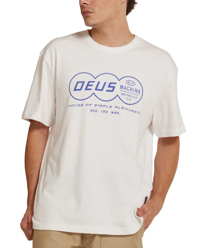 Denton Cordura Tee - Vintage White sold by Deus Ex Machina
