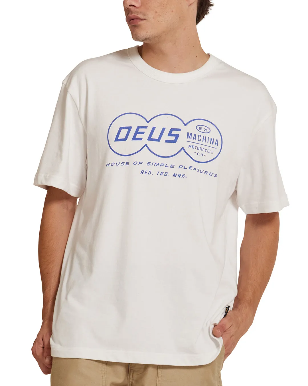 Denton Cordura Tee - Vintage White sold by Deus Ex Machina