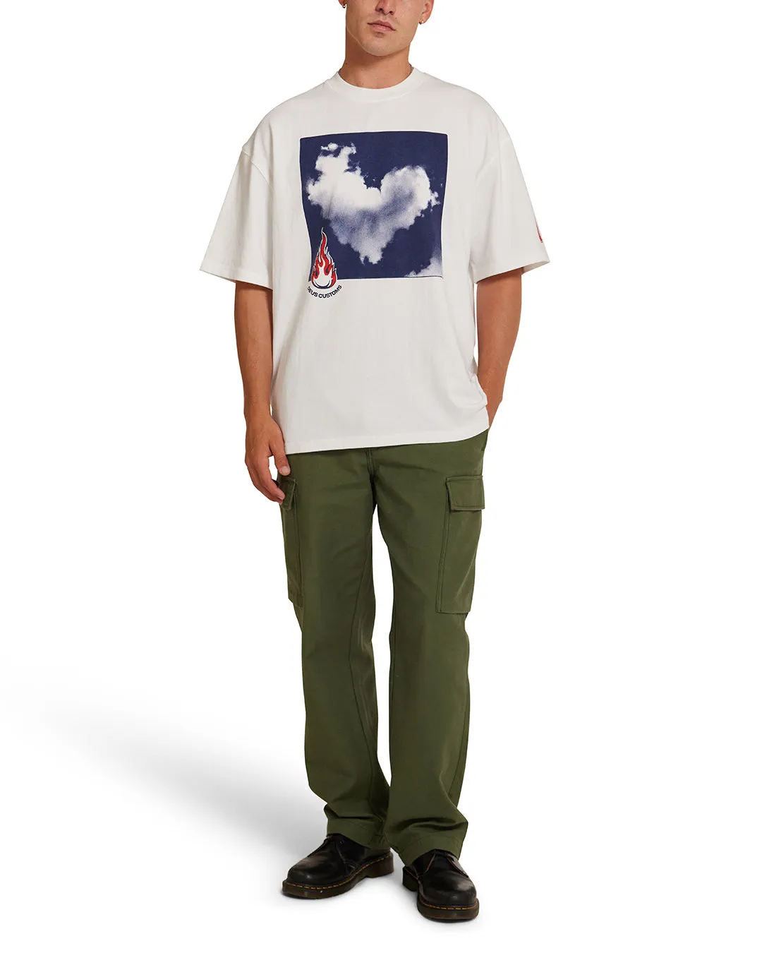 Puffy Love Tee - Vintage White sold by Deus Ex Machina product image thumbnail 5