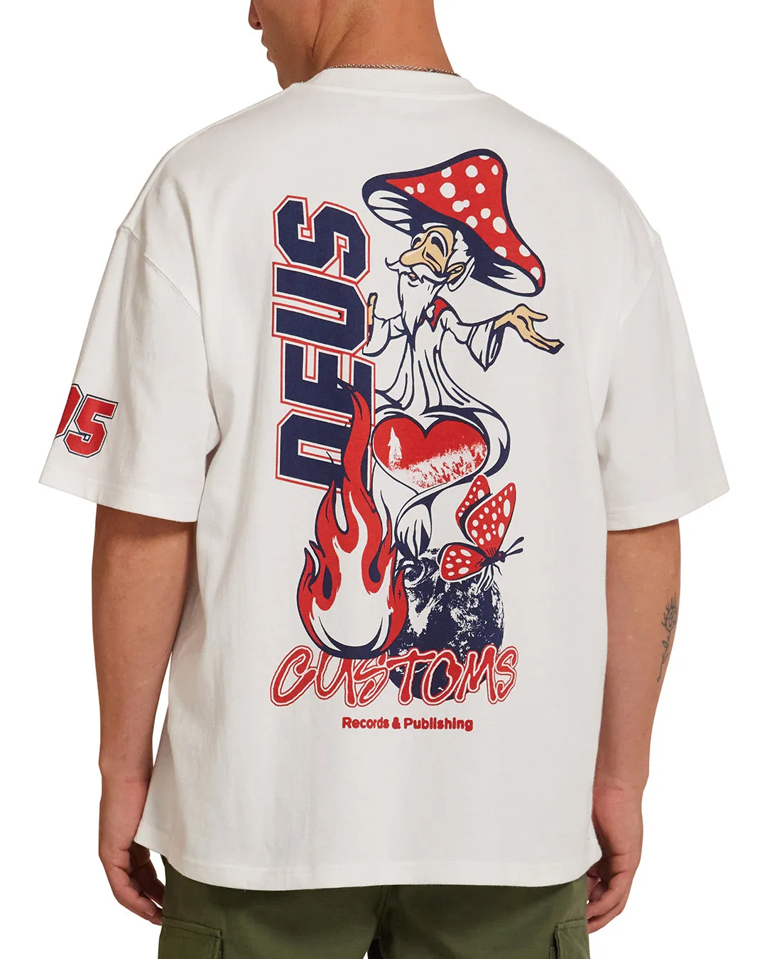 Puffy Love Tee - Vintage White sold by Deus Ex Machina product image thumbnail 2