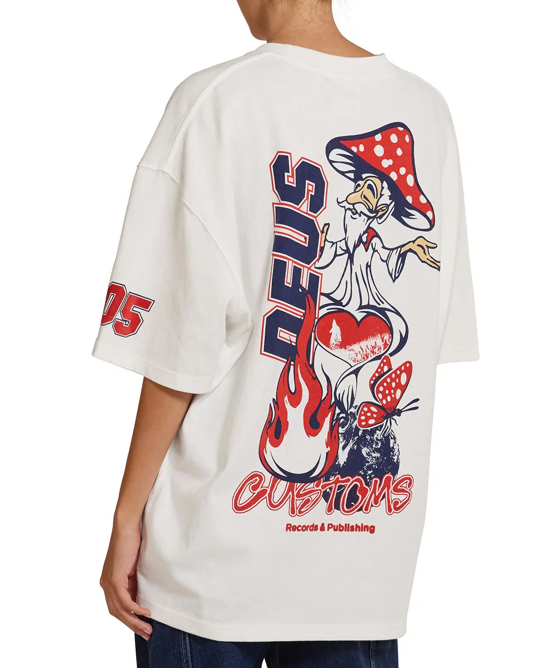 Puffy Love Tee - Vintage White sold by Deus Ex Machina product image thumbnail 4