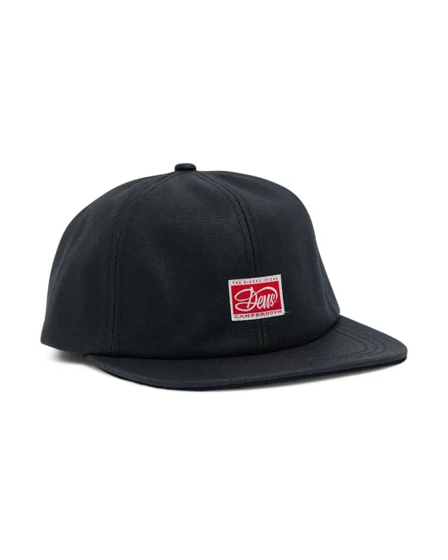 Ontario Canvas Cap - Black sold by Deus Ex Machina