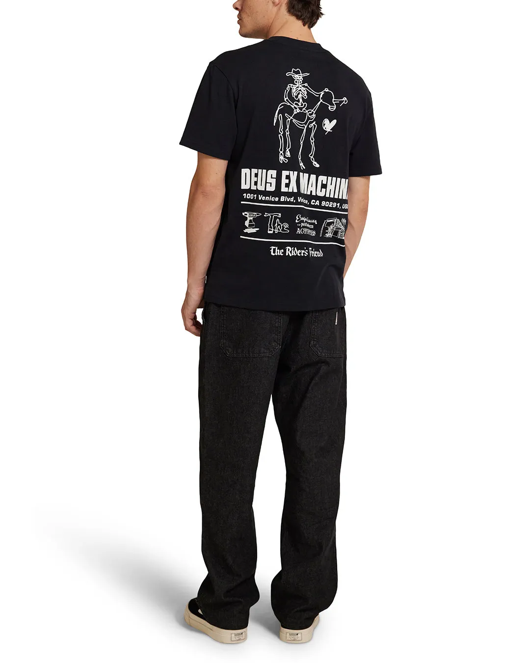 La Address Tee - Black sold by Deus Ex Machina product image thumbnail 5