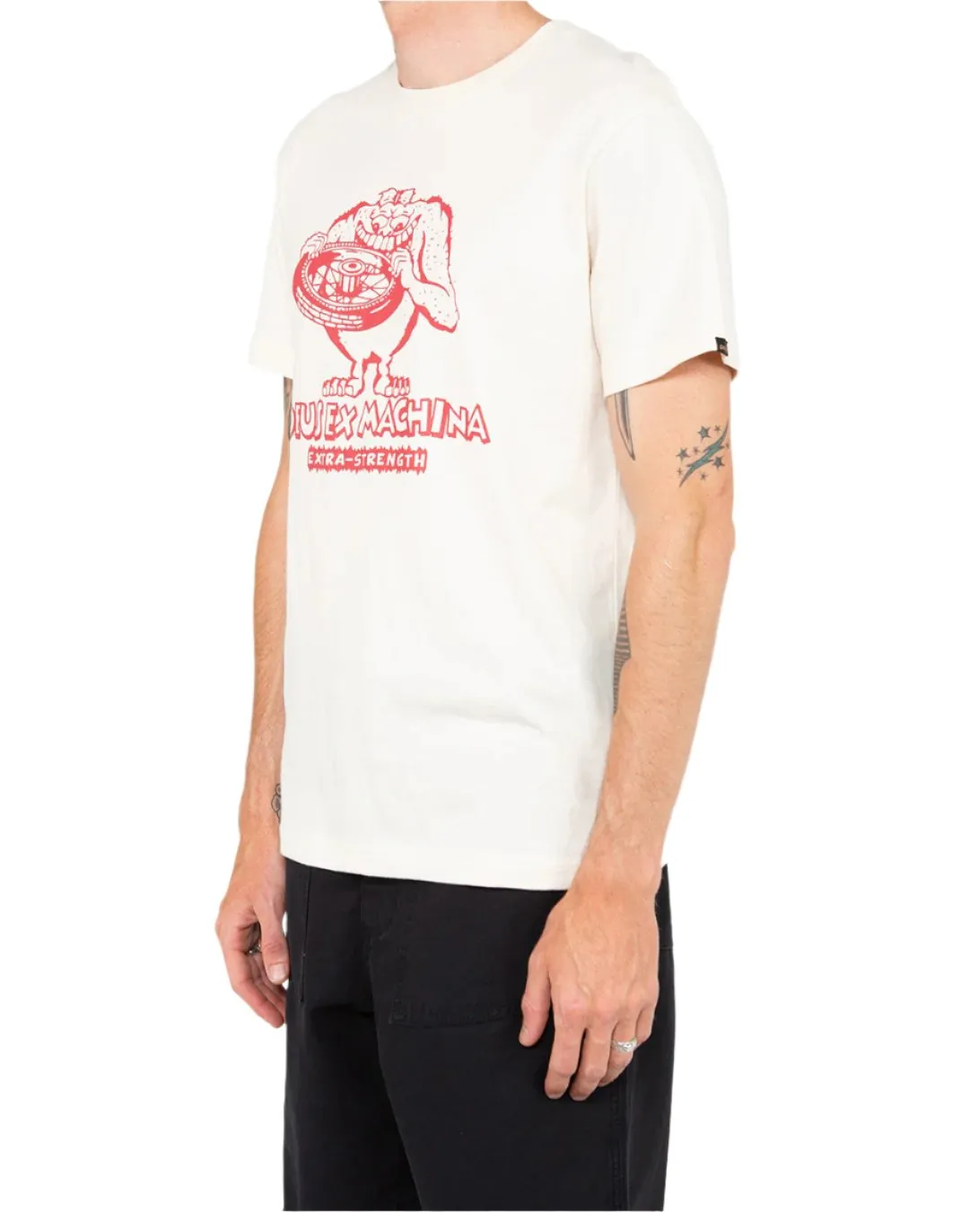 Rat Finx Tee - Dirty White sold by Deus Ex Machina product image thumbnail 3