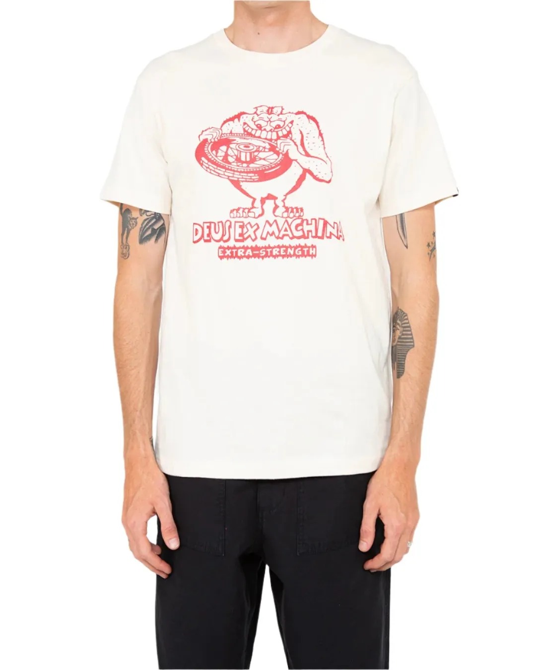 Rat Finx Tee - Dirty White sold by Deus Ex Machina