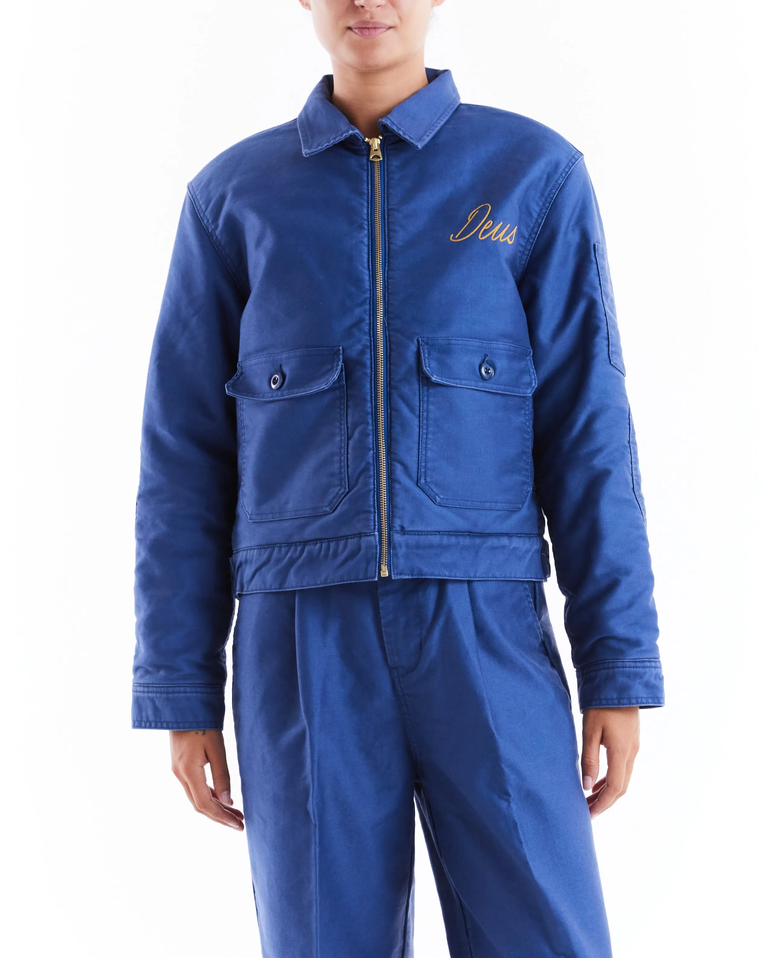 Hep Cat Jacket - Mechanic Blue sold by Deus Ex Machina product image thumbnail 2