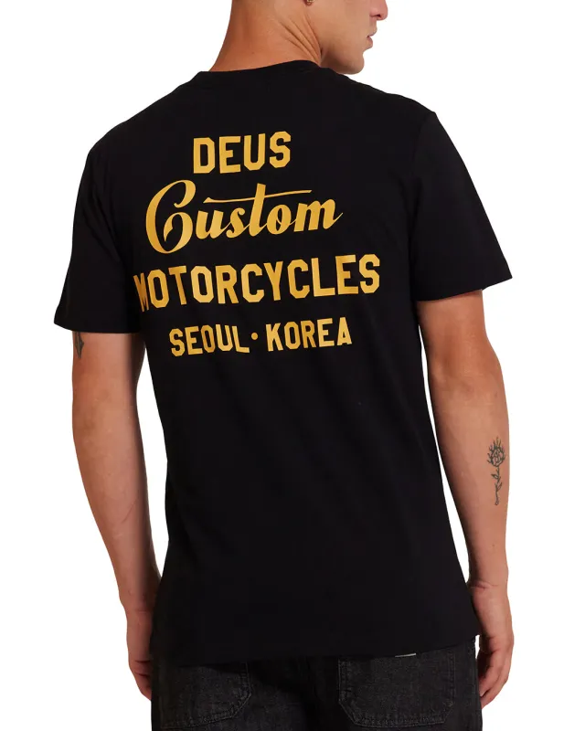 Time Taker Tee - Black sold by Deus Ex Machina