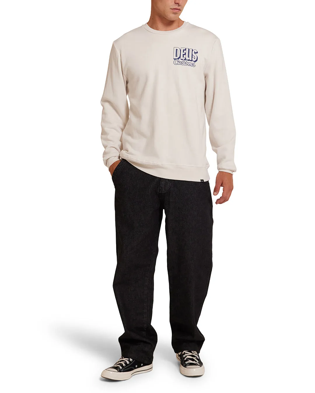 Ever Seen Crew - Vintage White sold by Deus Ex Machina product image thumbnail 3