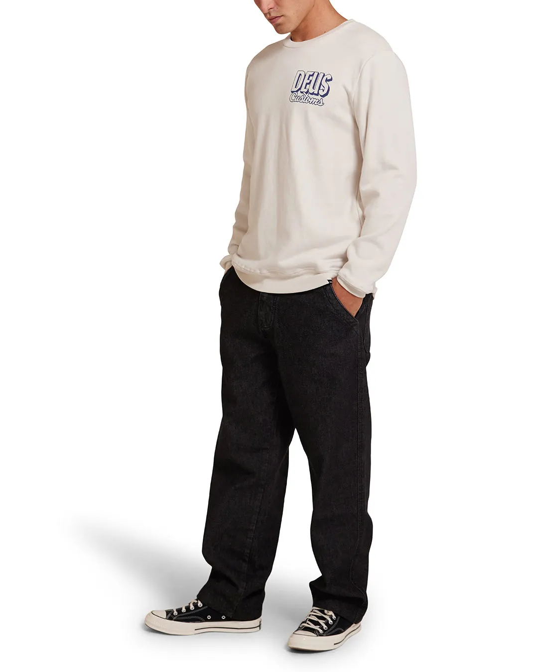 Ever Seen Crew - Vintage White sold by Deus Ex Machina product image thumbnail 4