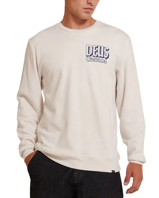 Ever Seen Crew - Vintage White sold by Deus Ex Machina