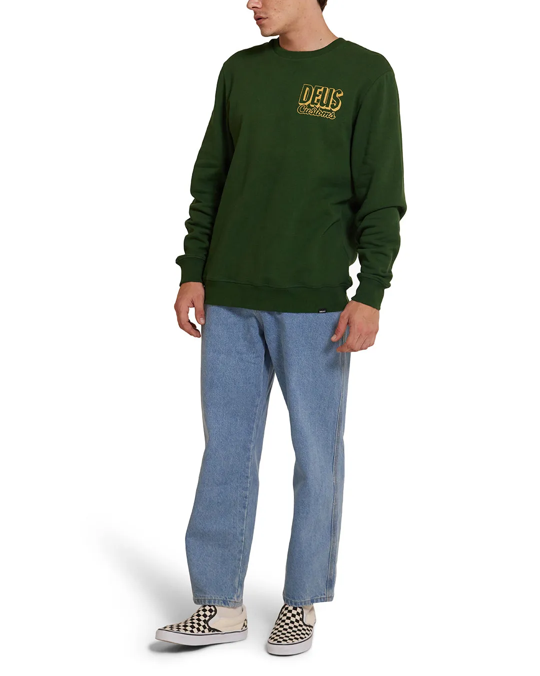 Ever Seen Crew - Hillside Green sold by Deus Ex Machina product image thumbnail 4
