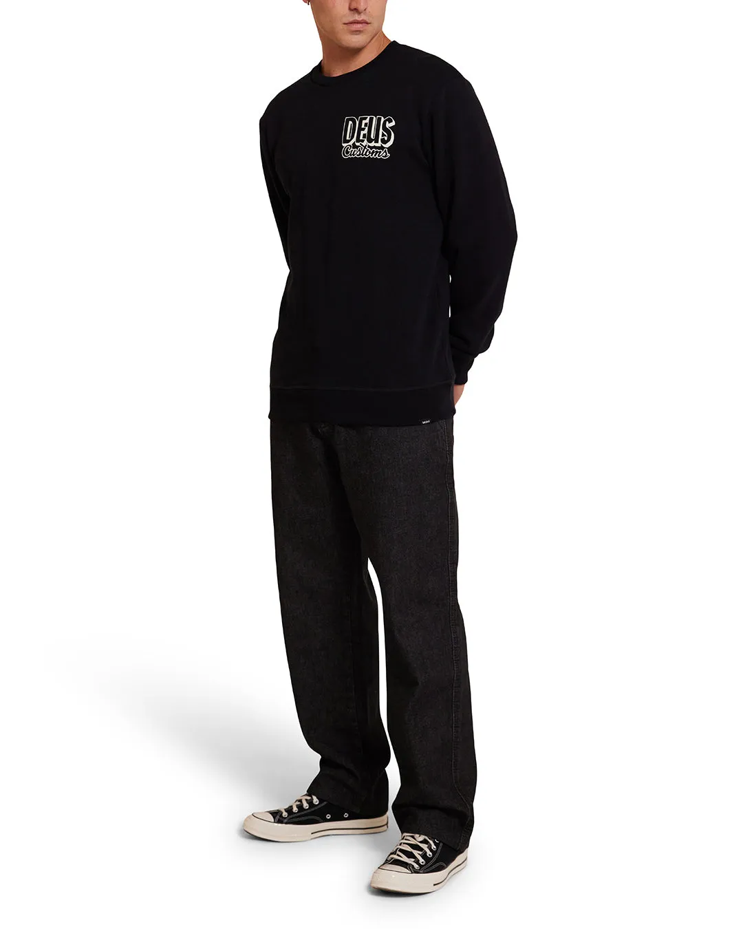 Ever Seen Crew - Black sold by Deus Ex Machina product image thumbnail 4