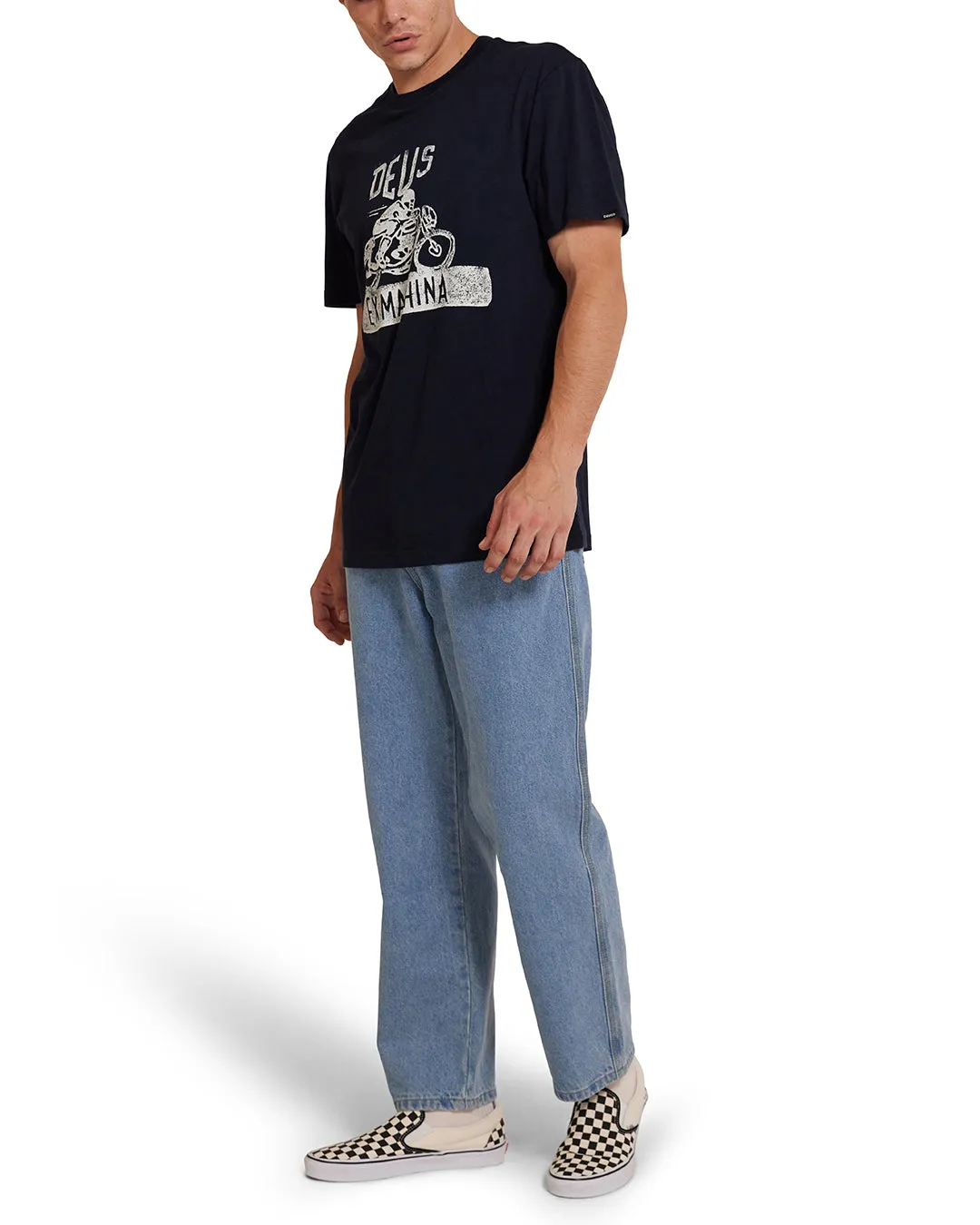 Old Turps Tee - Navy sold by Deus Ex Machina product image thumbnail 4