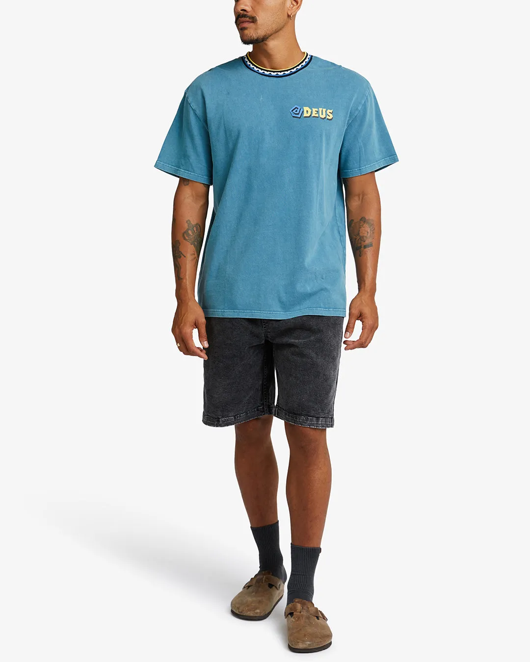 Splits Tee - Ocean sold by Deus Ex Machina product image thumbnail 3