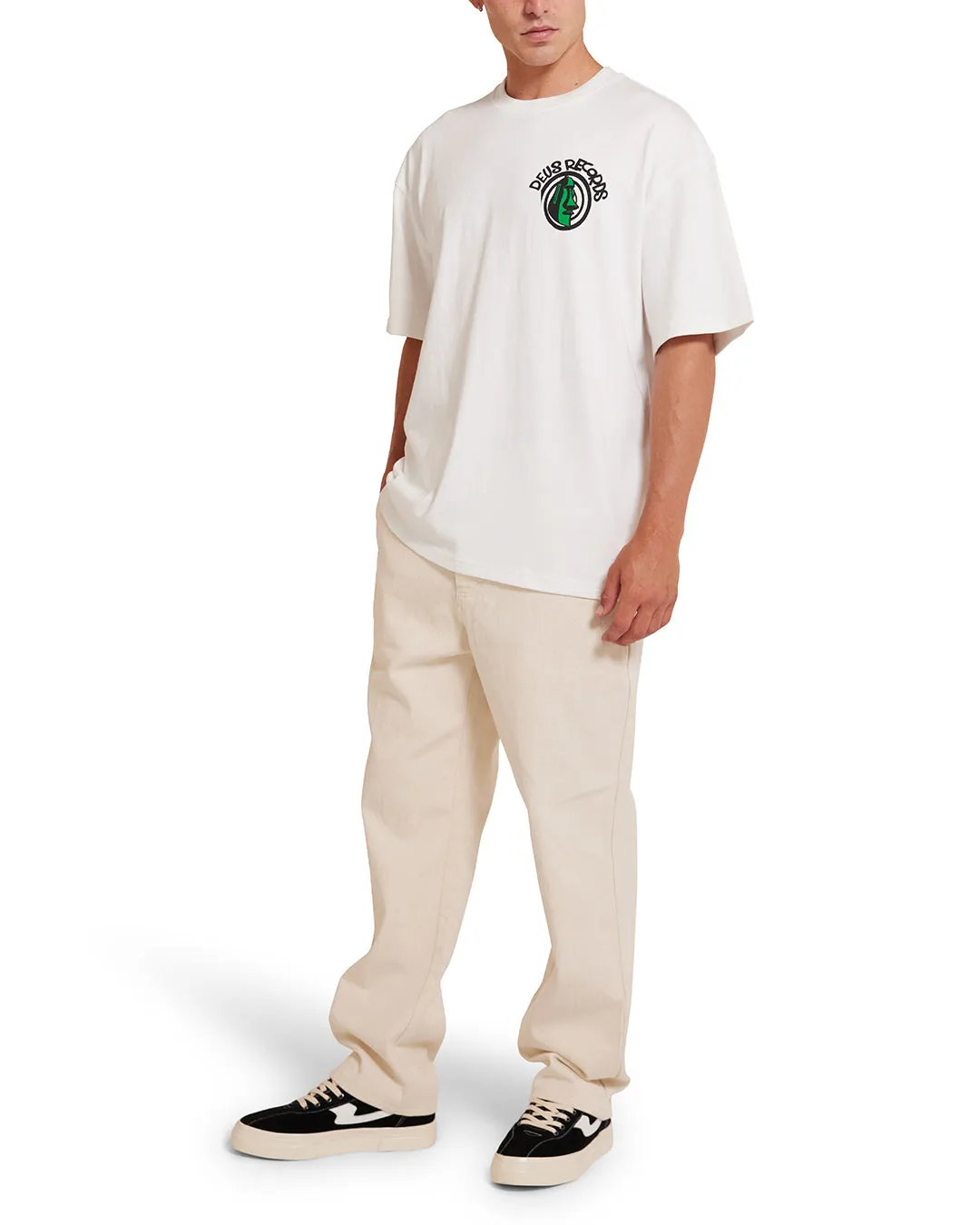 Outerworld Tee - Vintage White sold by Deus Ex Machina product image thumbnail 3