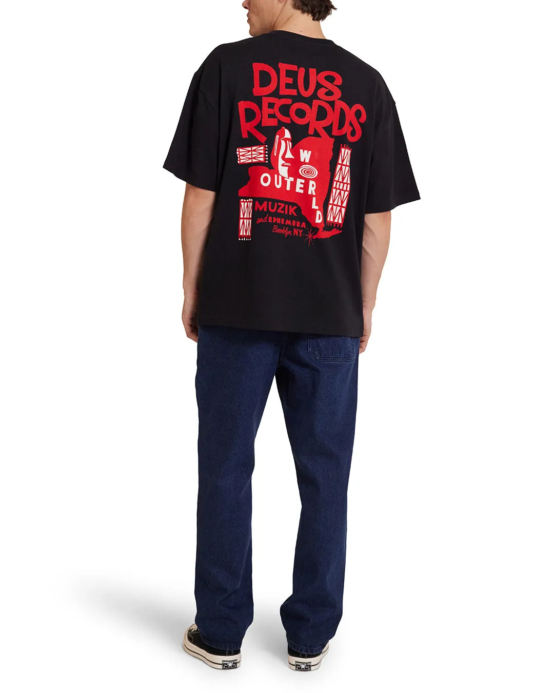 Outerworld Tee - Black sold by Deus Ex Machina product image thumbnail 3