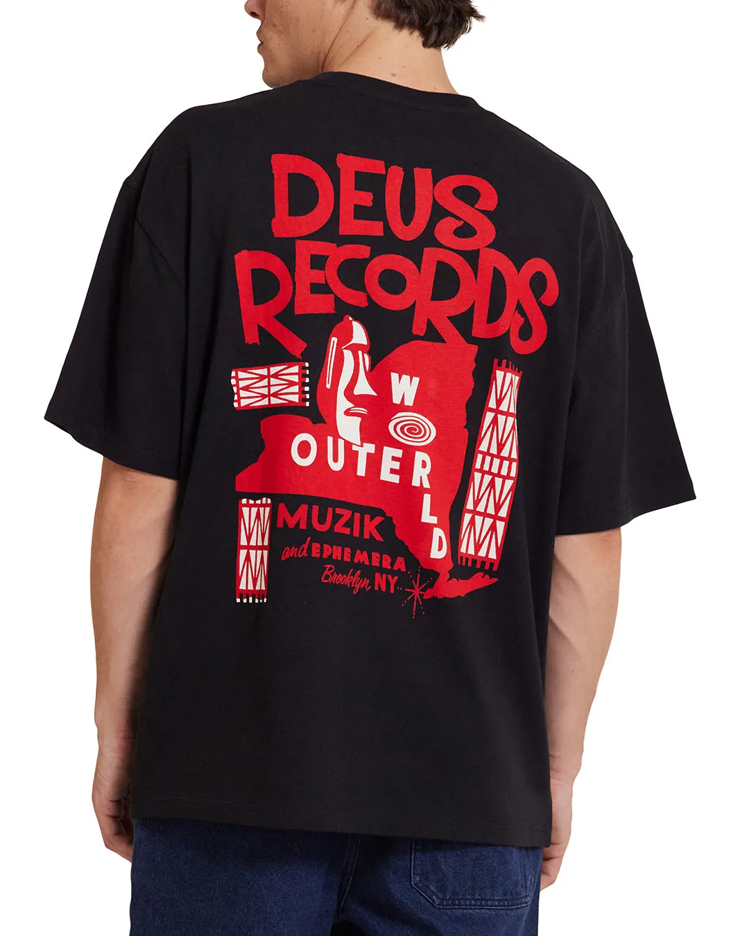 Outerworld Tee - Black sold by Deus Ex Machina