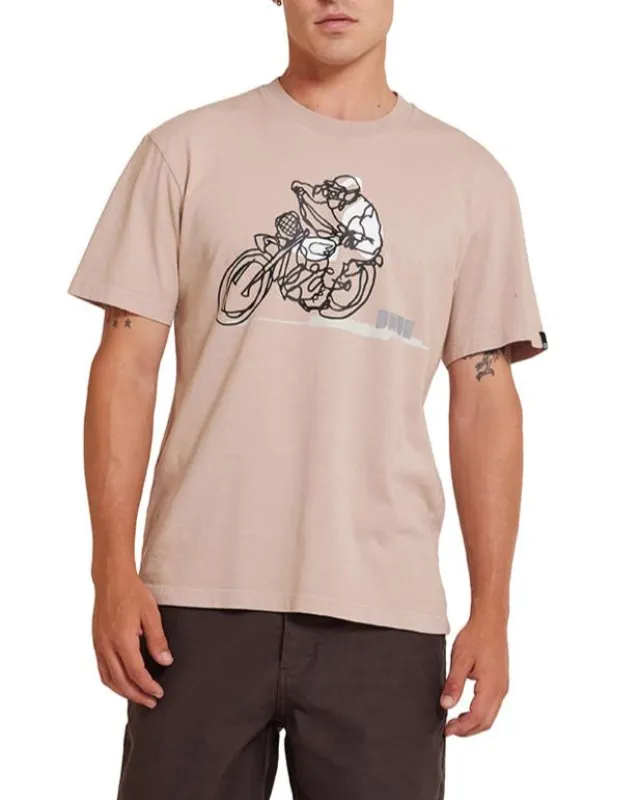 Malcontent Tee - Khaki sold by Deus Ex Machina