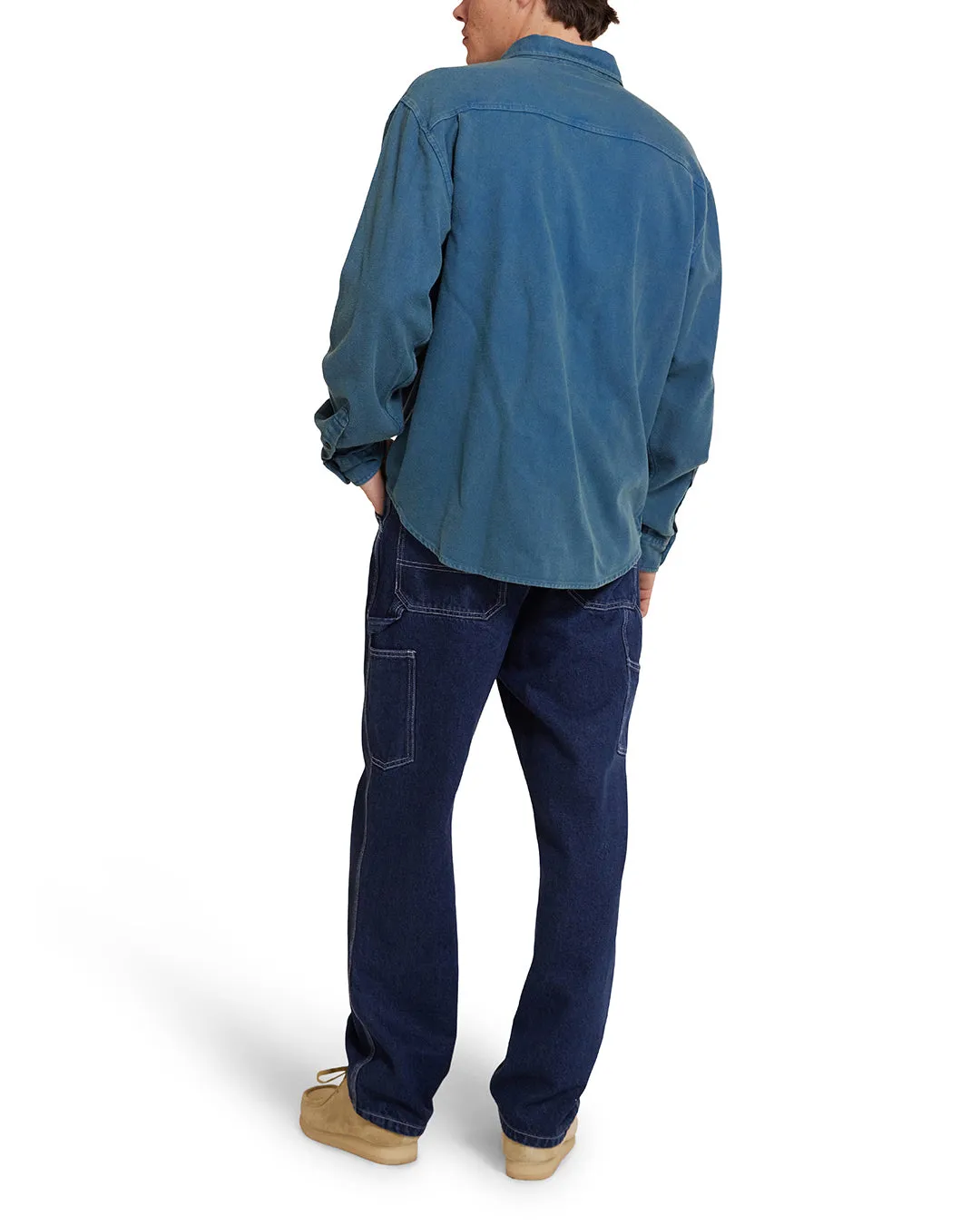 Keon Flannel Shirt - Moroccan Blue sold by Deus Ex Machina product image thumbnail 4