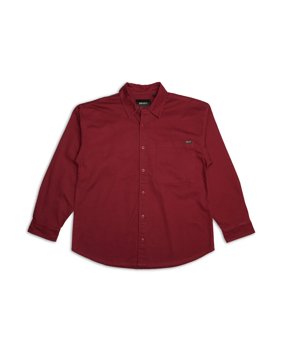 Frizell Twill Shirt - Rhodo sold by Deus Ex Machina product image thumbnail 5