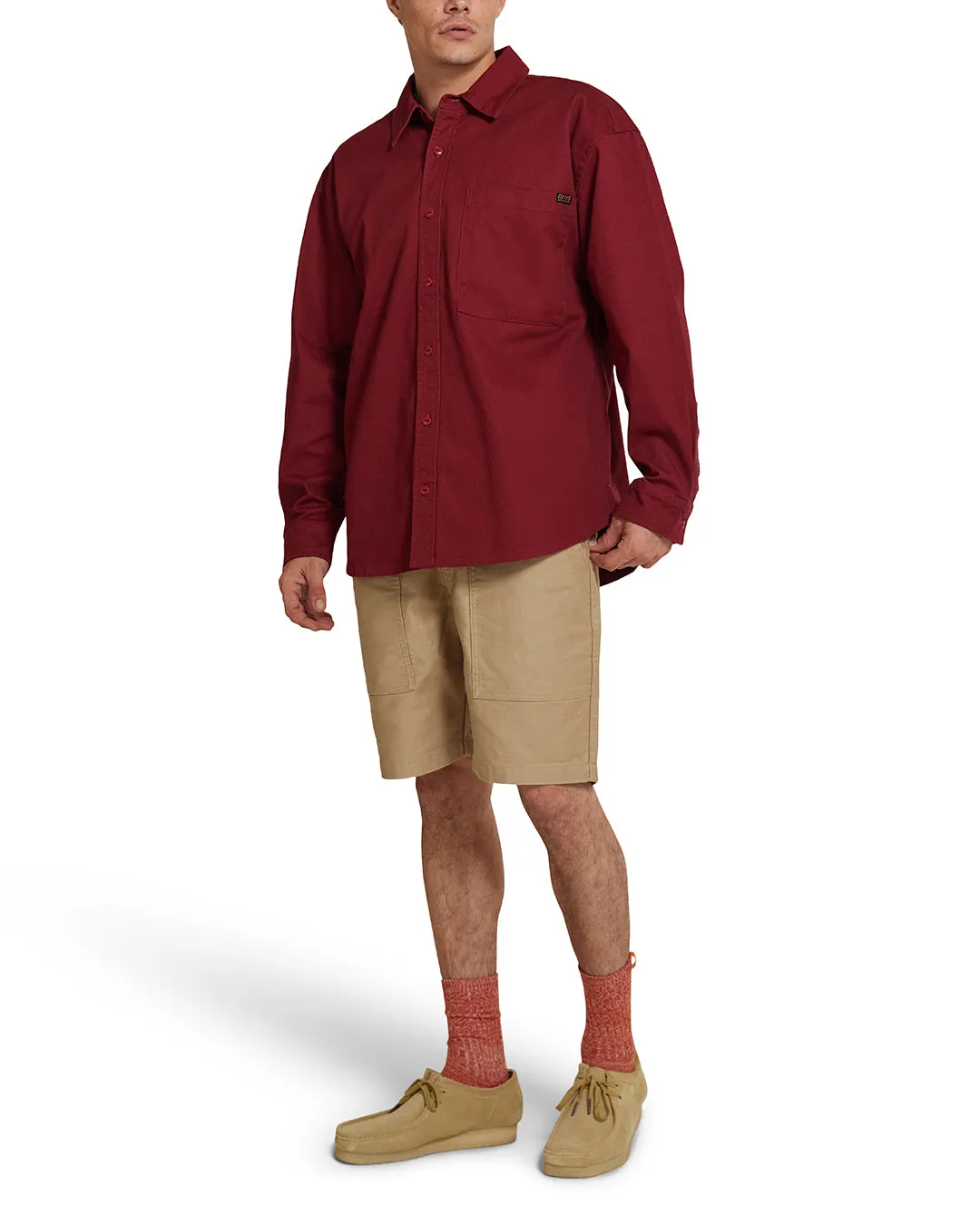 Frizell Twill Shirt - Rhodo sold by Deus Ex Machina product image thumbnail 4