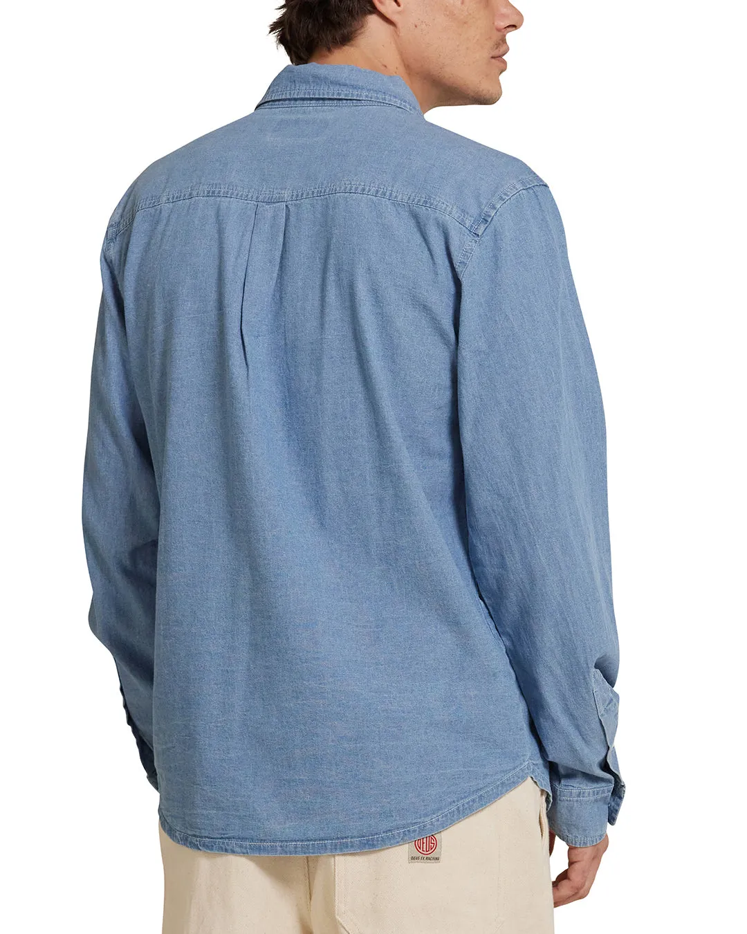 Phoenix Bd Chambray Shirt - Indigo sold by Deus Ex Machina product image thumbnail 2