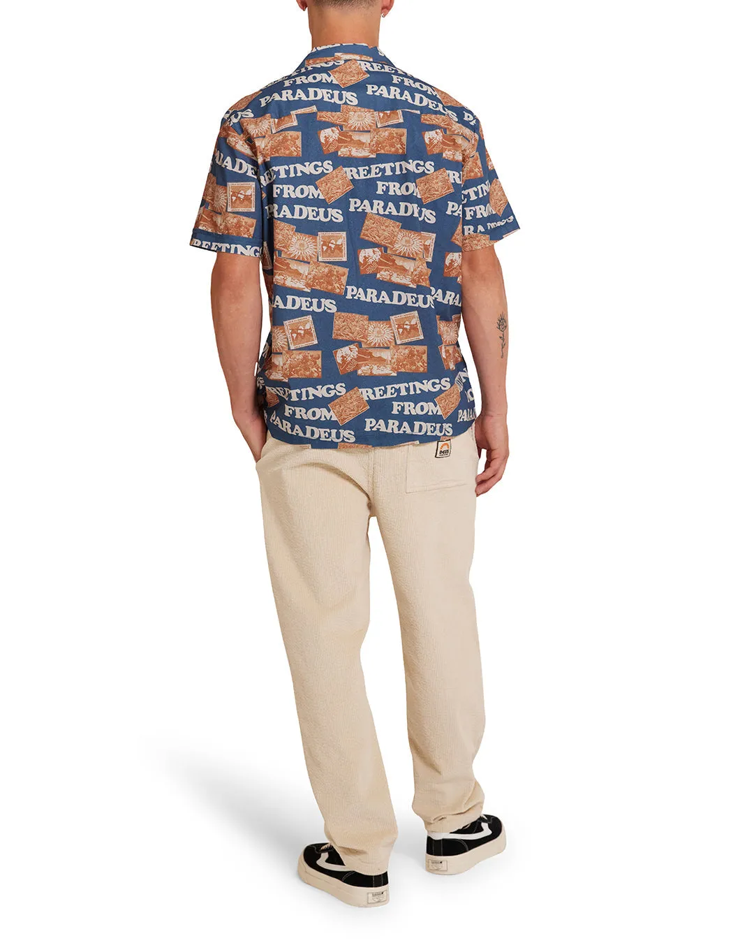Paradeus Shirt - Moroccan Blue sold by Deus Ex Machina product image thumbnail 5