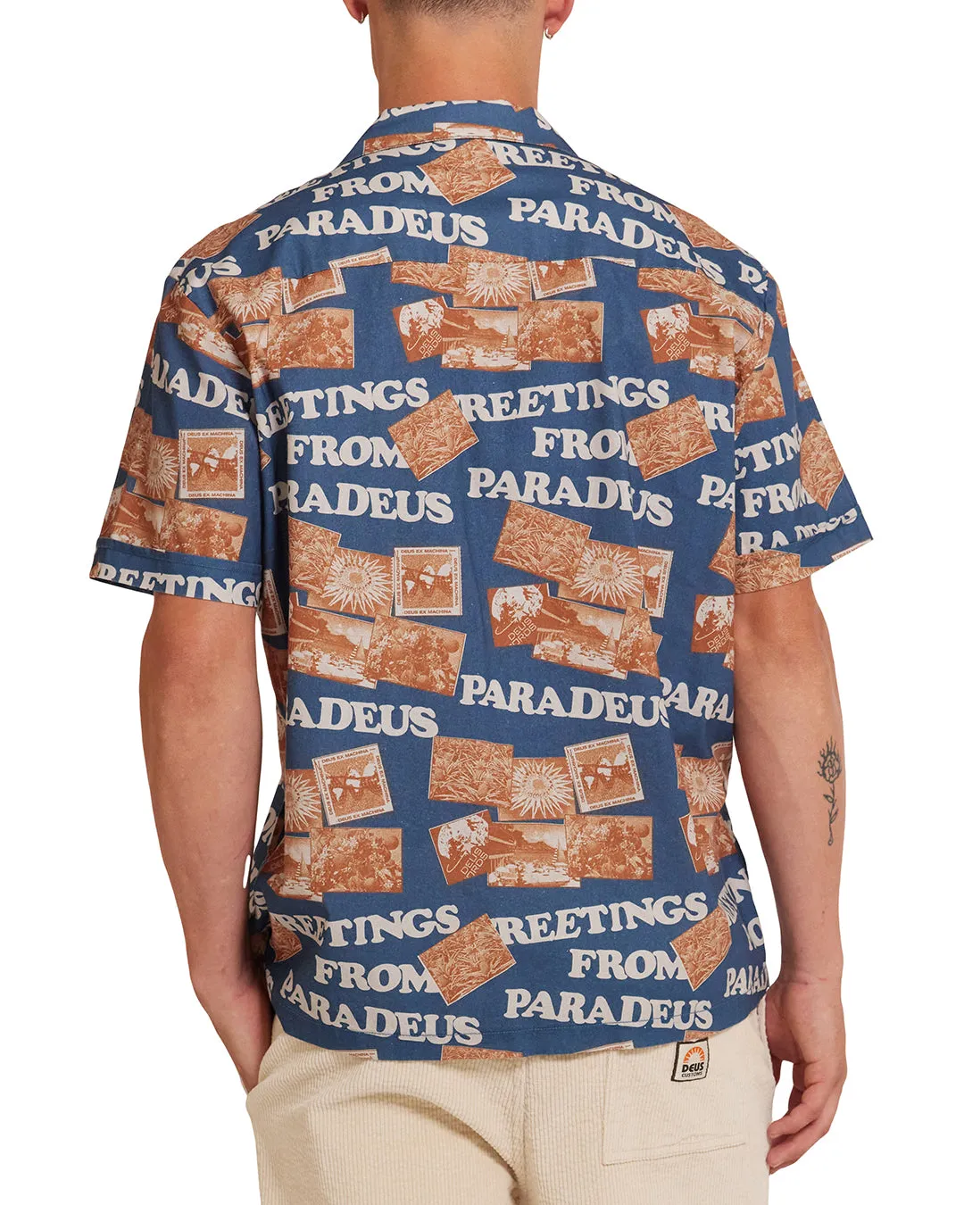 Paradeus Shirt - Moroccan Blue sold by Deus Ex Machina product image thumbnail 2
