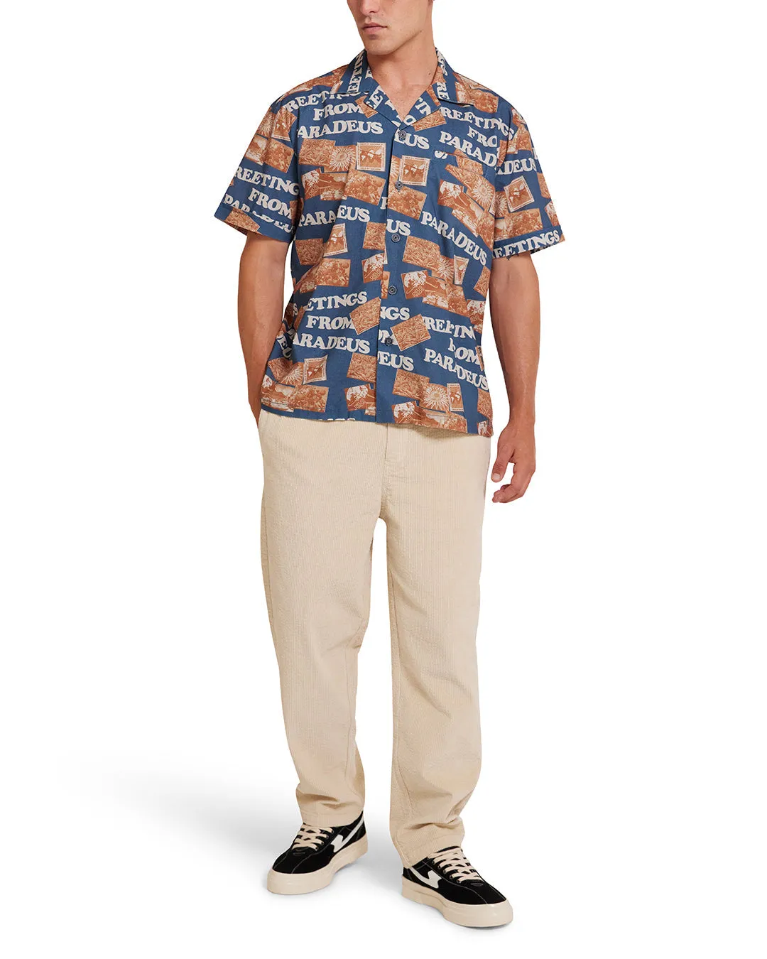 Paradeus Shirt - Moroccan Blue sold by Deus Ex Machina product image thumbnail 3