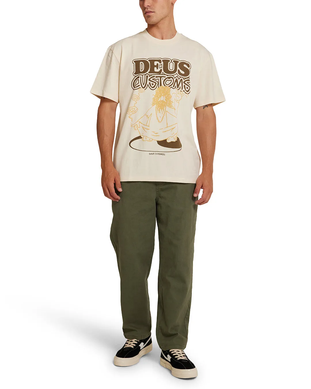 Emphatic Wave Tee - Dirty White sold by Deus Ex Machina product image thumbnail 3