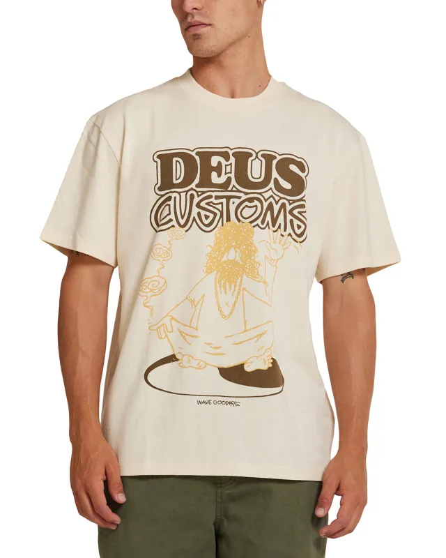 Emphatic Wave Tee - Dirty White made by Deus Ex Machina