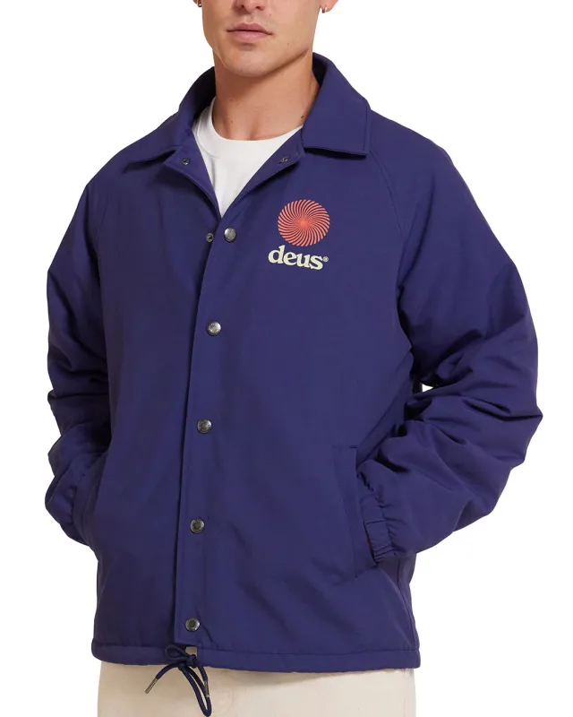 Strata Coach Jacket - Patriot Blue sold by Deus Ex Machina