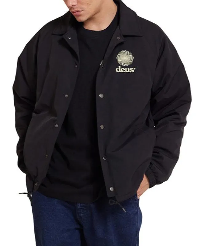 Strata Coach Jacket - Black sold by Deus Ex Machina