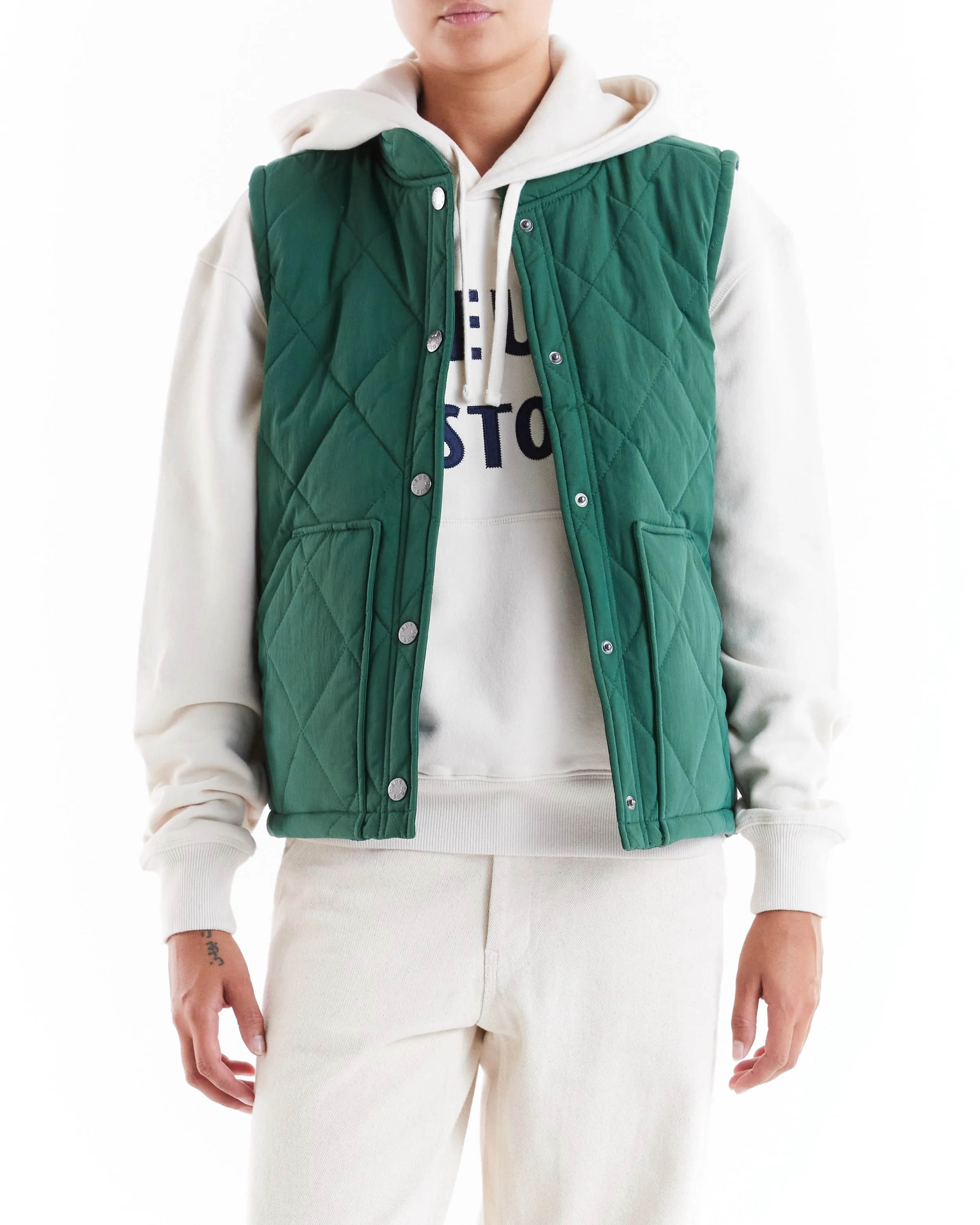 Shakedown Vest - Hillside Green sold by Deus Ex Machina