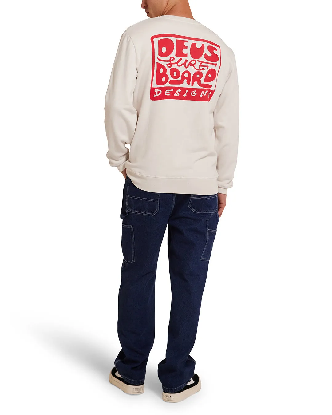 Nice To See You Crew - Vintage White sold by Deus Ex Machina product image thumbnail 5