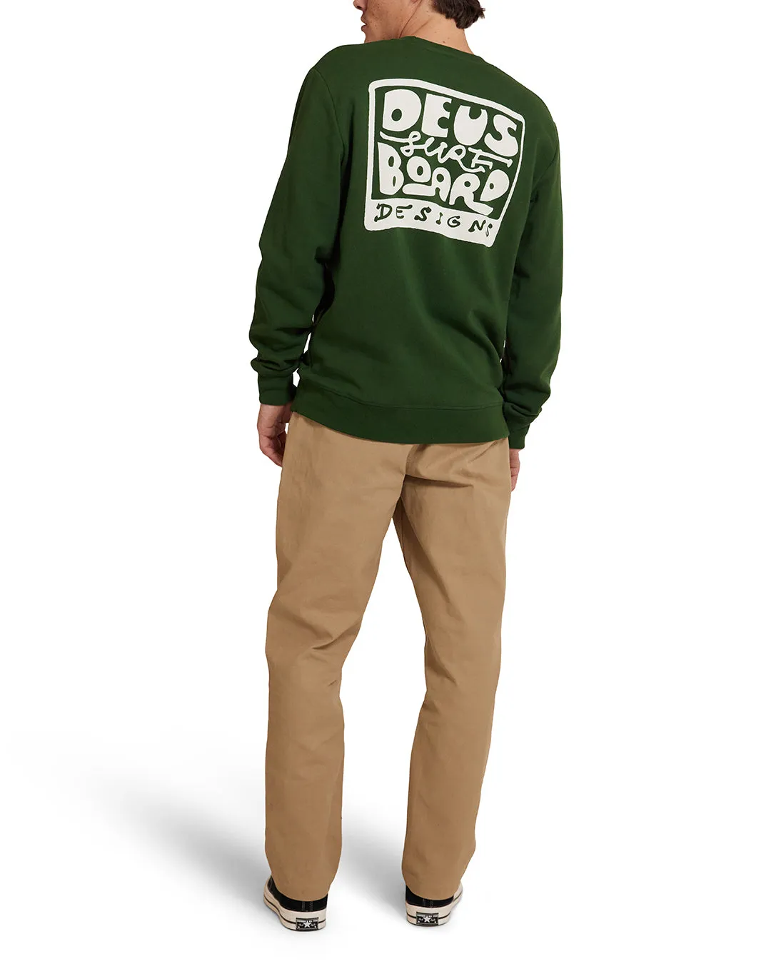 Nice To See You Crew - Hillside Green sold by Deus Ex Machina product image thumbnail 5